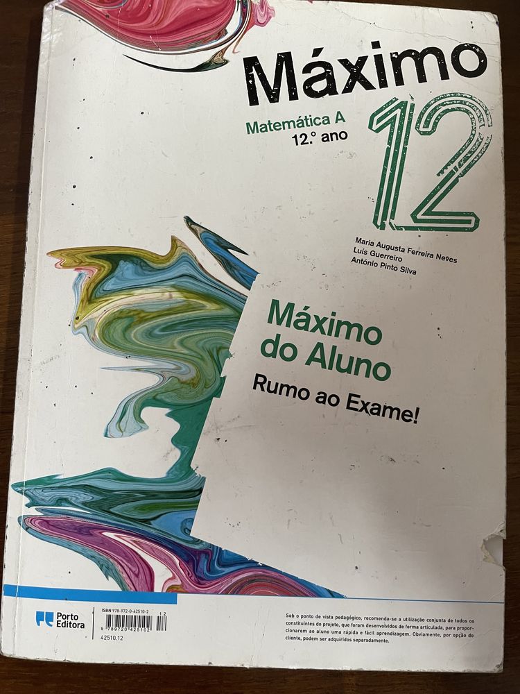 Caderno de fichas maximo 12 Matematica A