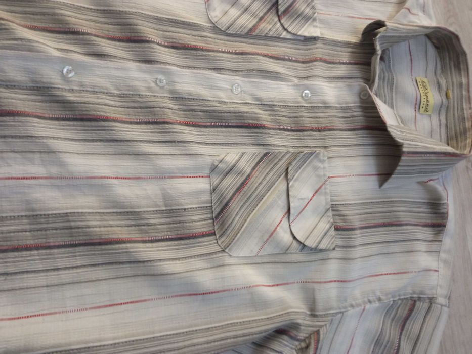 Koszula męska szara w pasy D.Speed 46/47