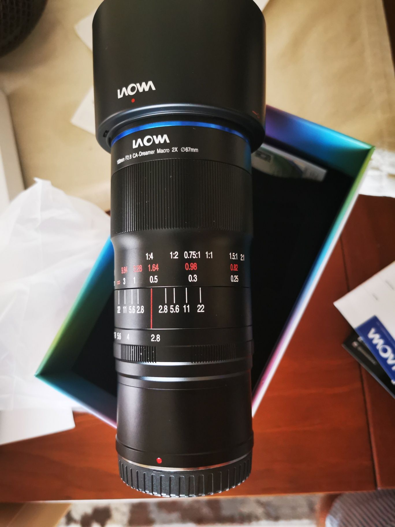 Lente LAOWA 100mm f/2.8 2:1 UltraMacro APO para Nikon Z