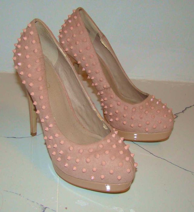 Szpilki Aldo 38 pudrowy róż