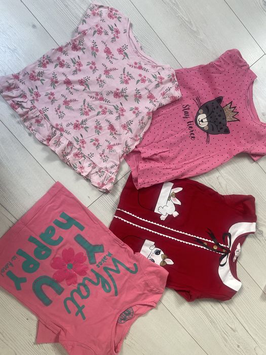 Koszulki długi rekaw dla dziewczynki 110/116