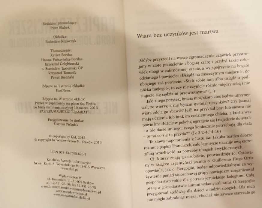 Papież Franciszek - Kardynał J. M. Bergoglio - Nie zgadzaj się na zło.