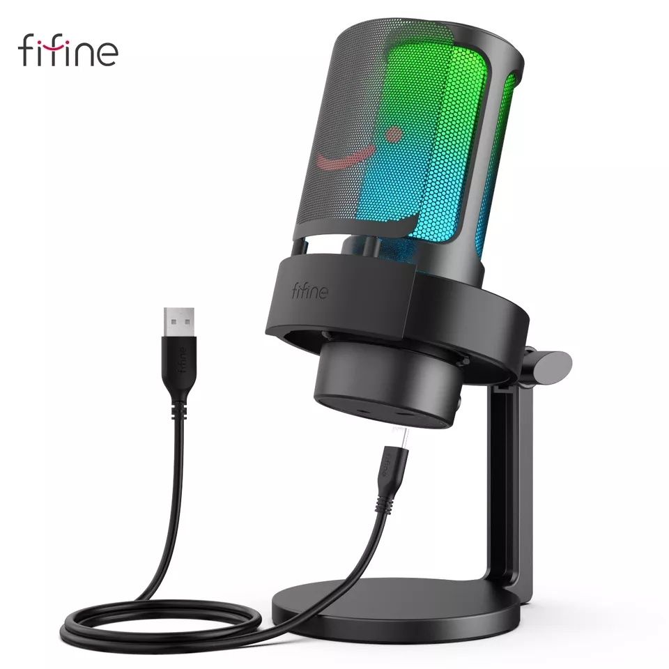 Fifine A8 ampligame мікрофон для ноутбука, комп'ютера, стріма