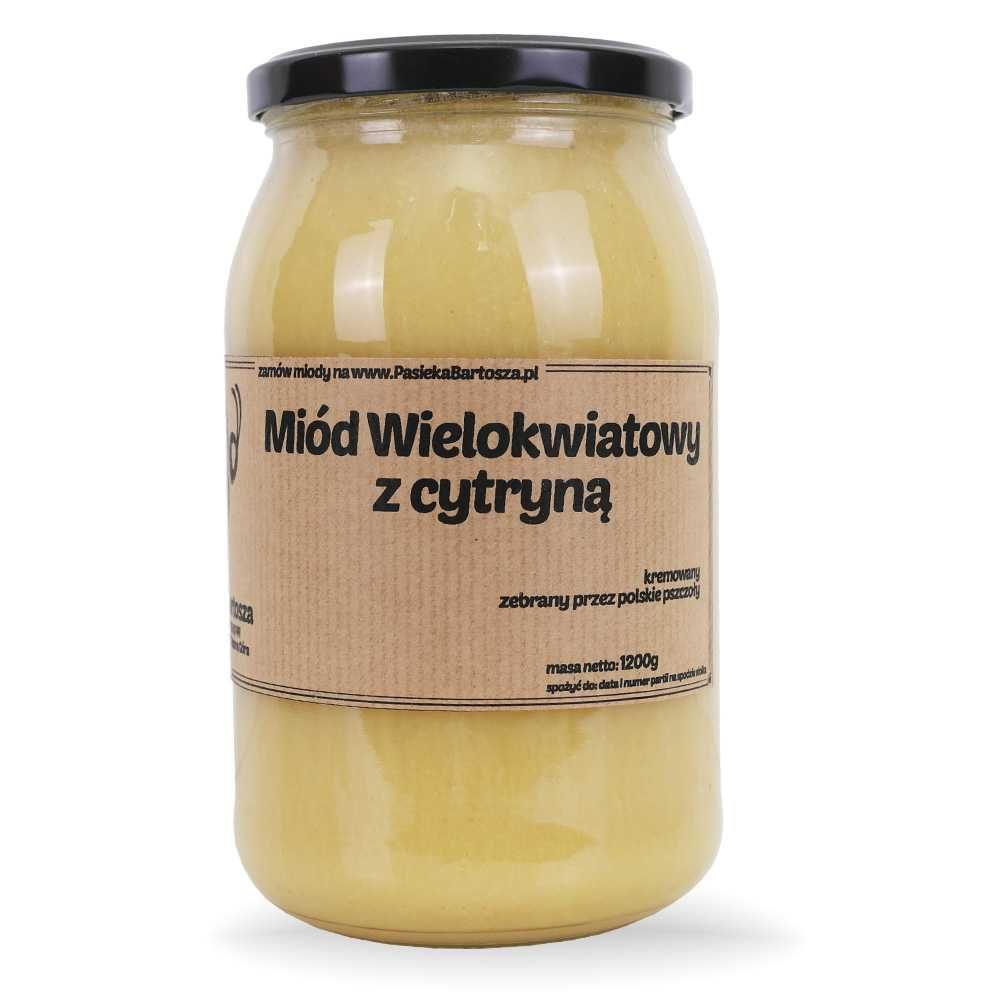 Miód wielokwiatowy z cytryną Pasieka Bartosza 1,2 kg