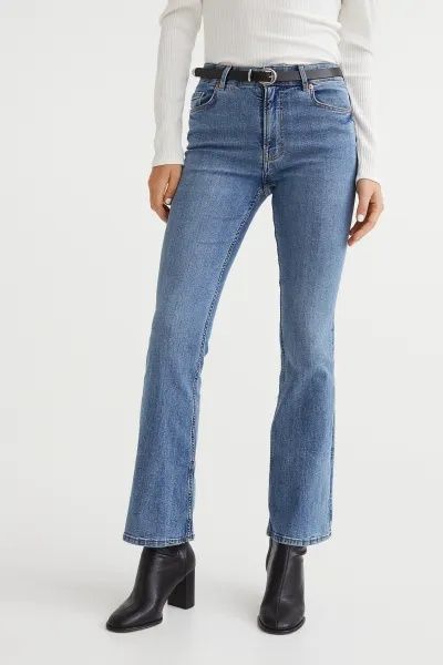 Розкльошені  джинси h&m. Flare High waist