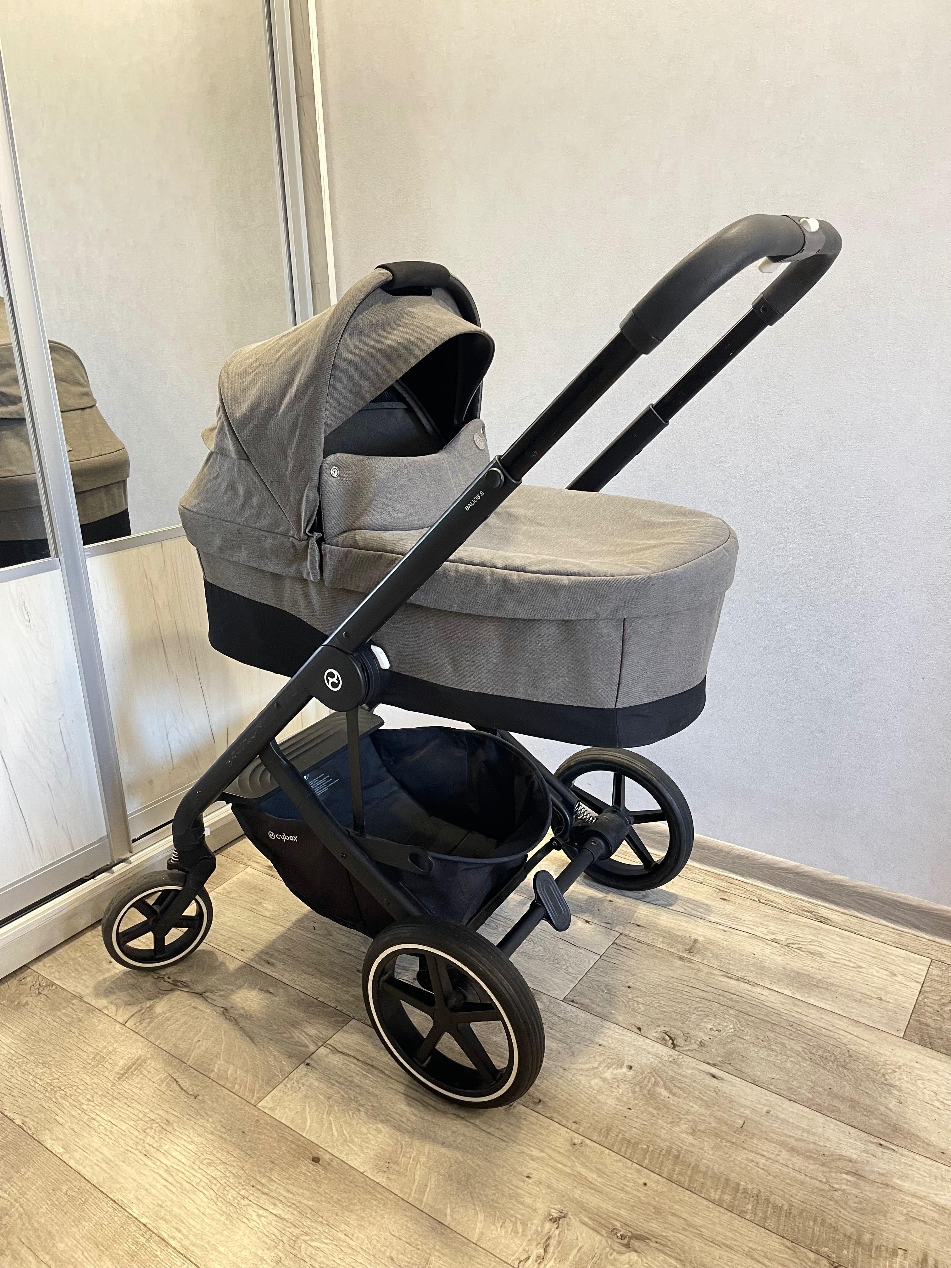 Дитяча коляска 3 в 1   Cybex Balios S Lux Soho Grey