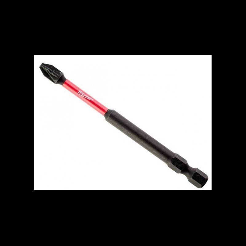 bity udarowe PZ2 x 90 mm - MILWAUKEE - Shockwave - 3 sztuki