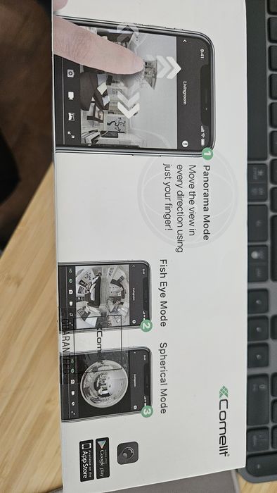 Camara videovigilancia Comelit VISTOCAM360 3D NOVA, na caixa selada
