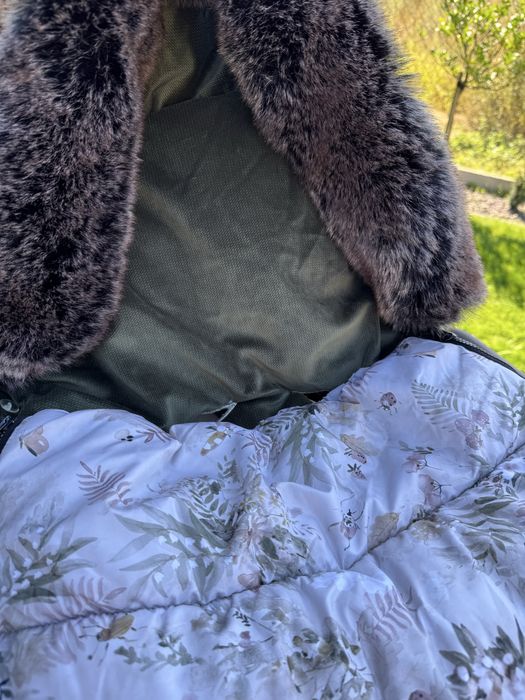 Śpiworek zimowy do wozka Makaszka M - Foggy Morning