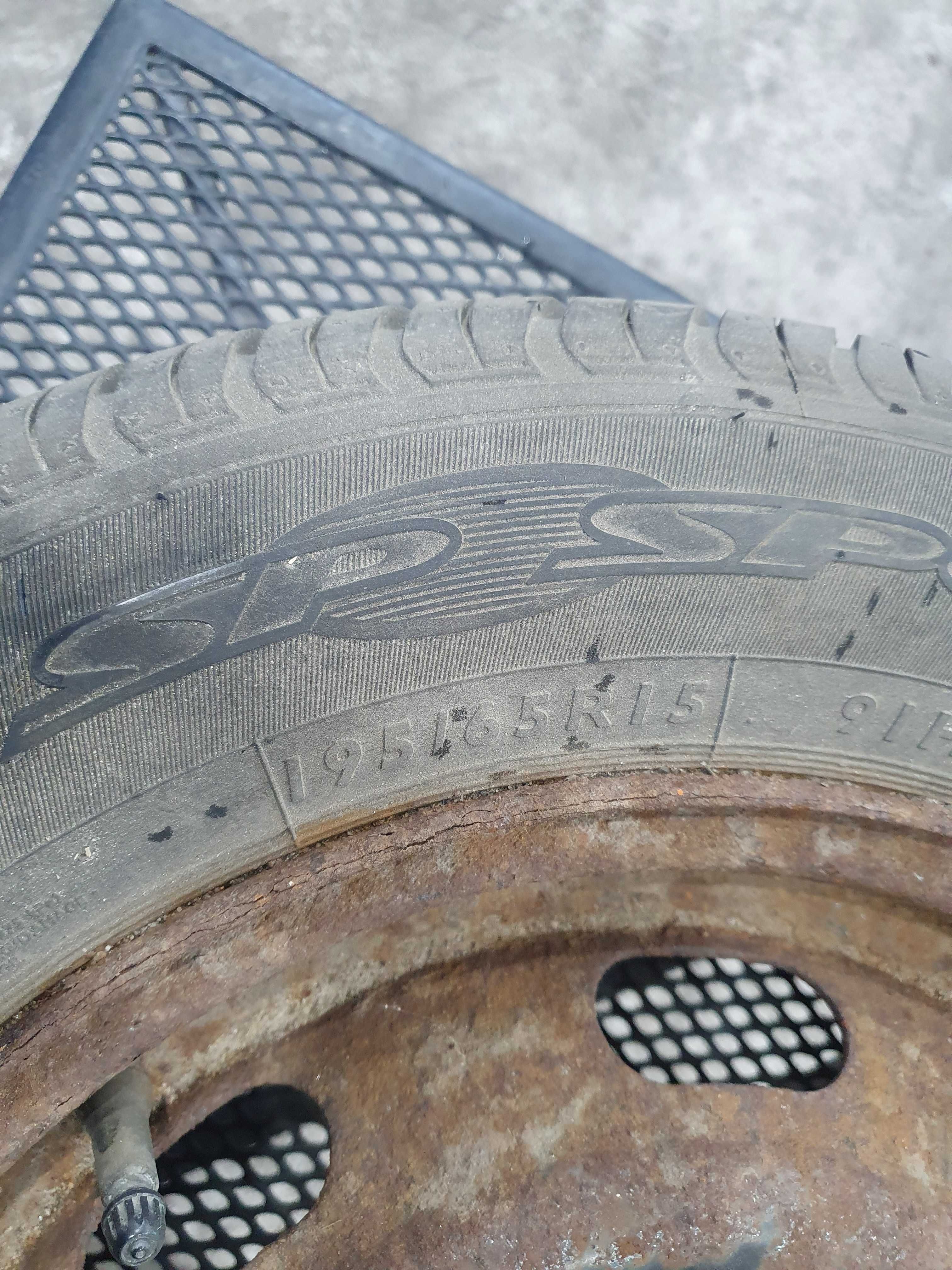 Opona felga koło zapas Peugeot 307 15 cali 4x108