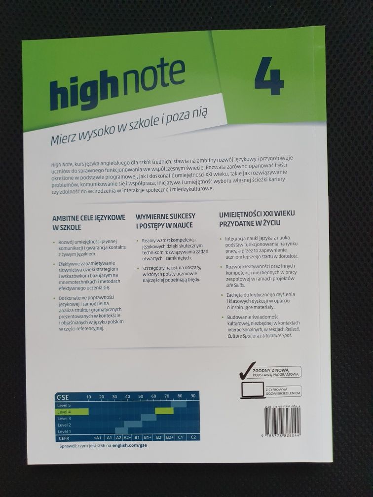 High Note 4. Podręcznik do liceum i technikum.