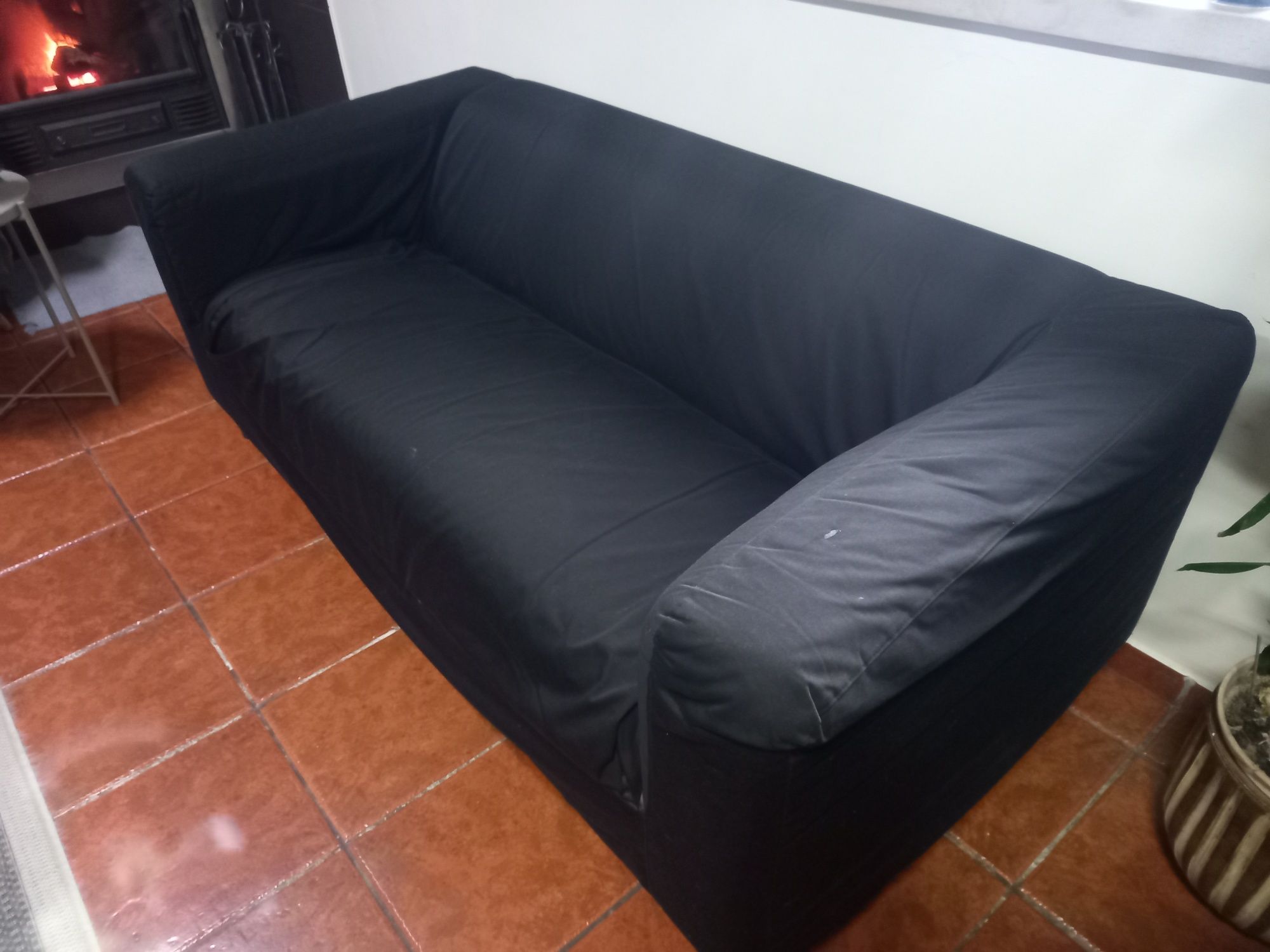 Sofá 3 lugares Ikea Klippan