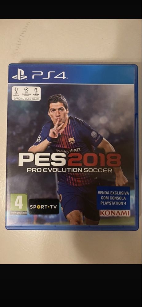 Jogo PlayStation4 PES 2018