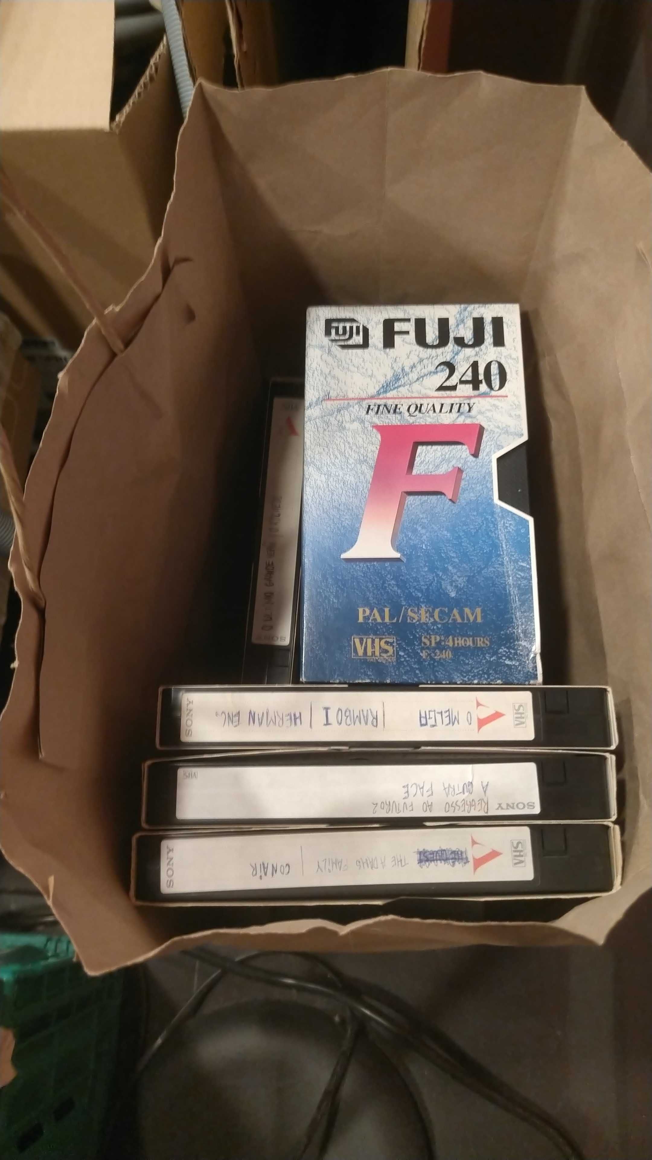 22 Cassetes VHS Sony TDK IMC Fuji Panasonic Maxell