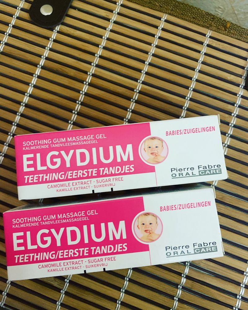 Elgydium гель при прорізуванні зубів