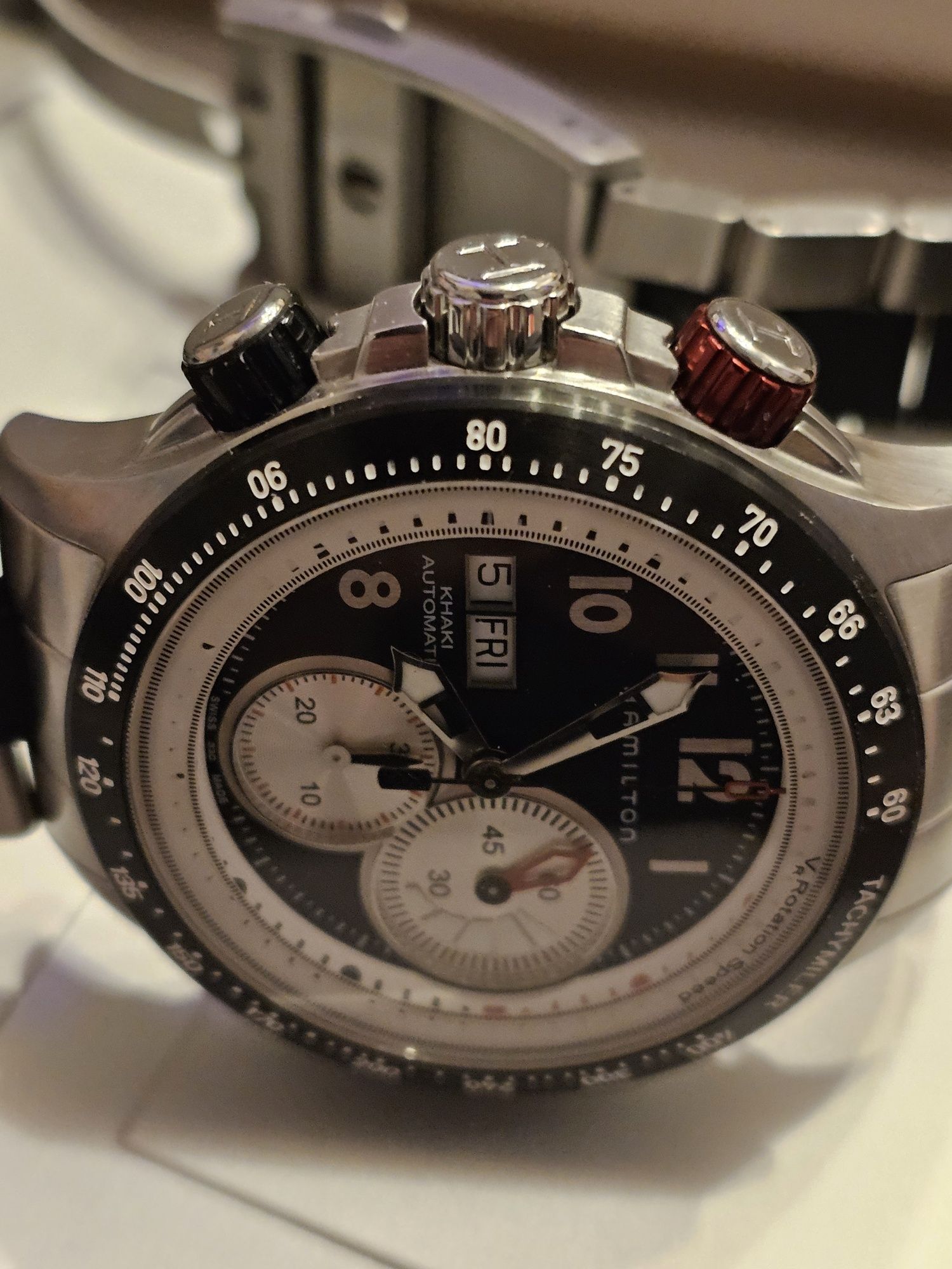 Hamilton khaki Tachymiler 46mm