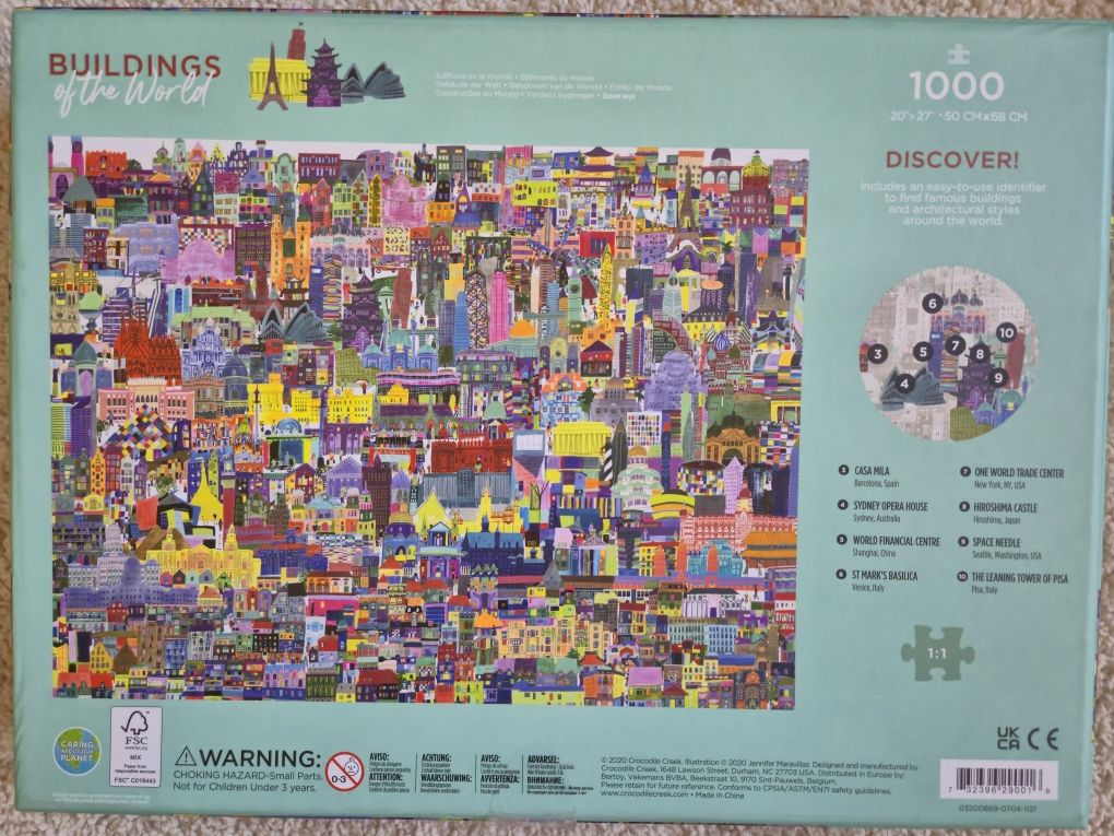 Puzzle "Buildings The World"