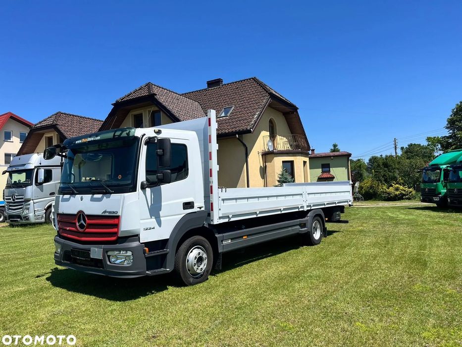 Mercedes-Benz ATEGO 1224L SKRZYNIA | KLIMA | EURO-6  Zestaw  Platforma &  Skrzynia 7.20 m ** Stan Idealny **