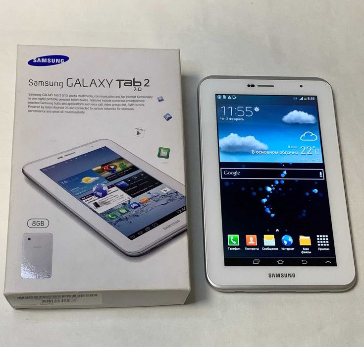 Samsung Galaxy Tab 2 7.0 WIFI +3g 8GB White P3100