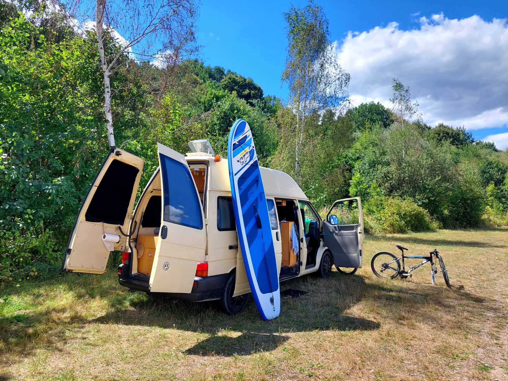 Kamper van wynajem - Klasyczny VW T4 wypożyczę - ogrzewanie, lodówka