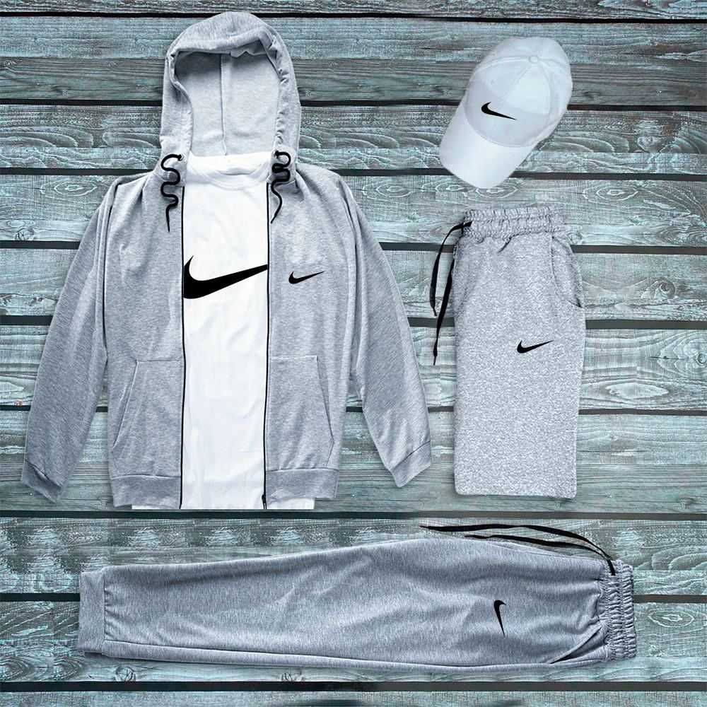 Nike комплект 5в1 чоловічий одяг найк кофта штани футболка шорти