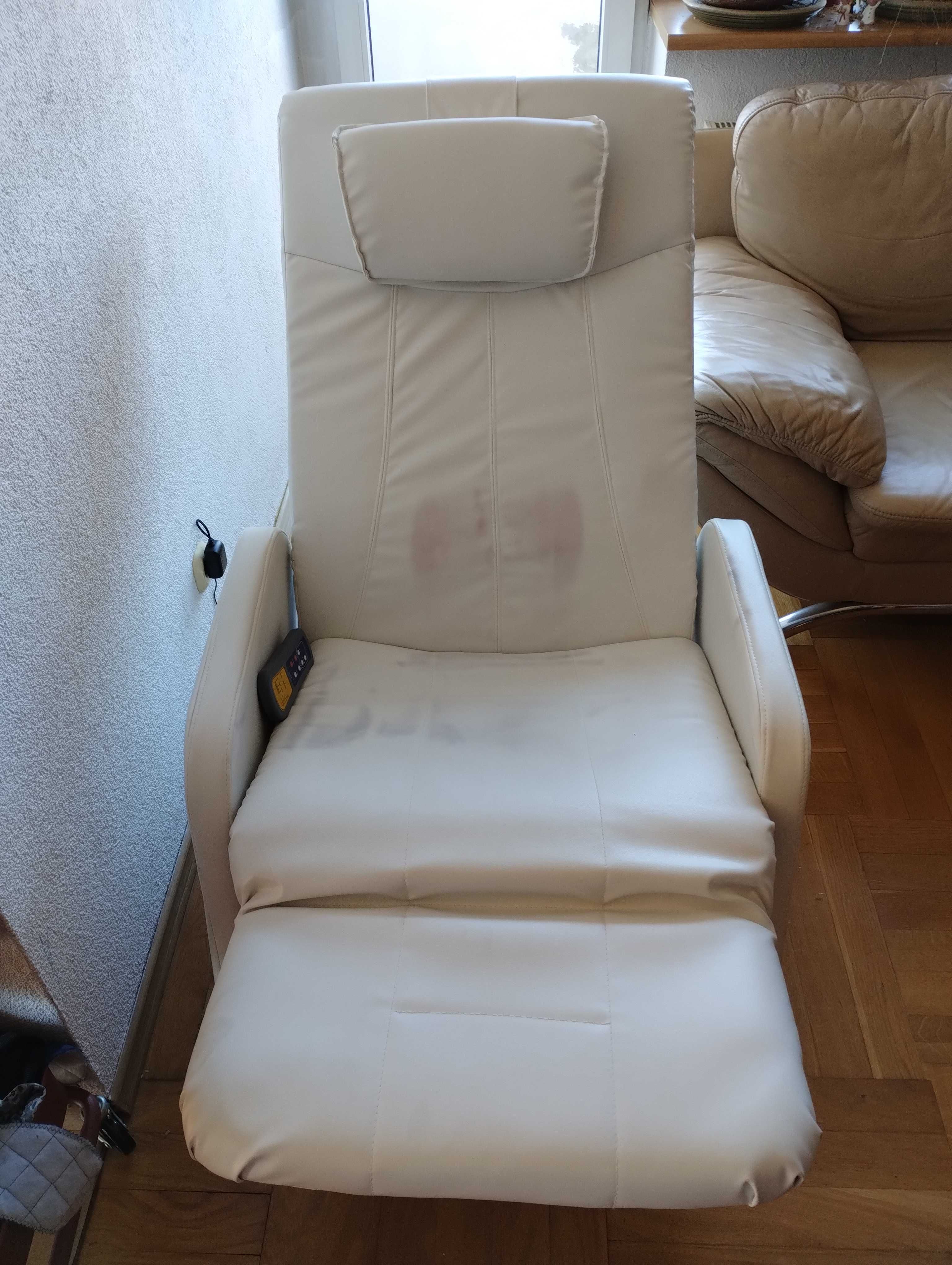 Fotel do masażu biały