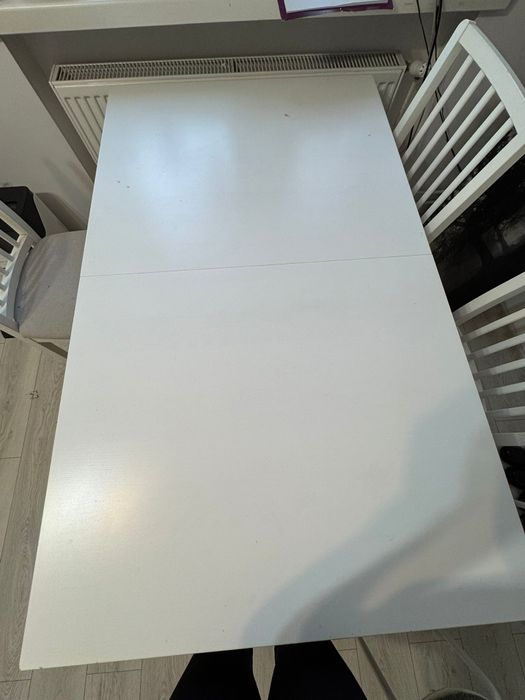 Stół bjursta Ikea biały rozkładany
