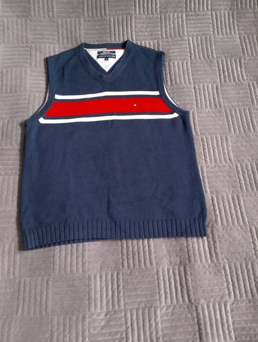 Granatowy bezrękawnik kamizelka męski Tommy Hilfiger r.L/Xl