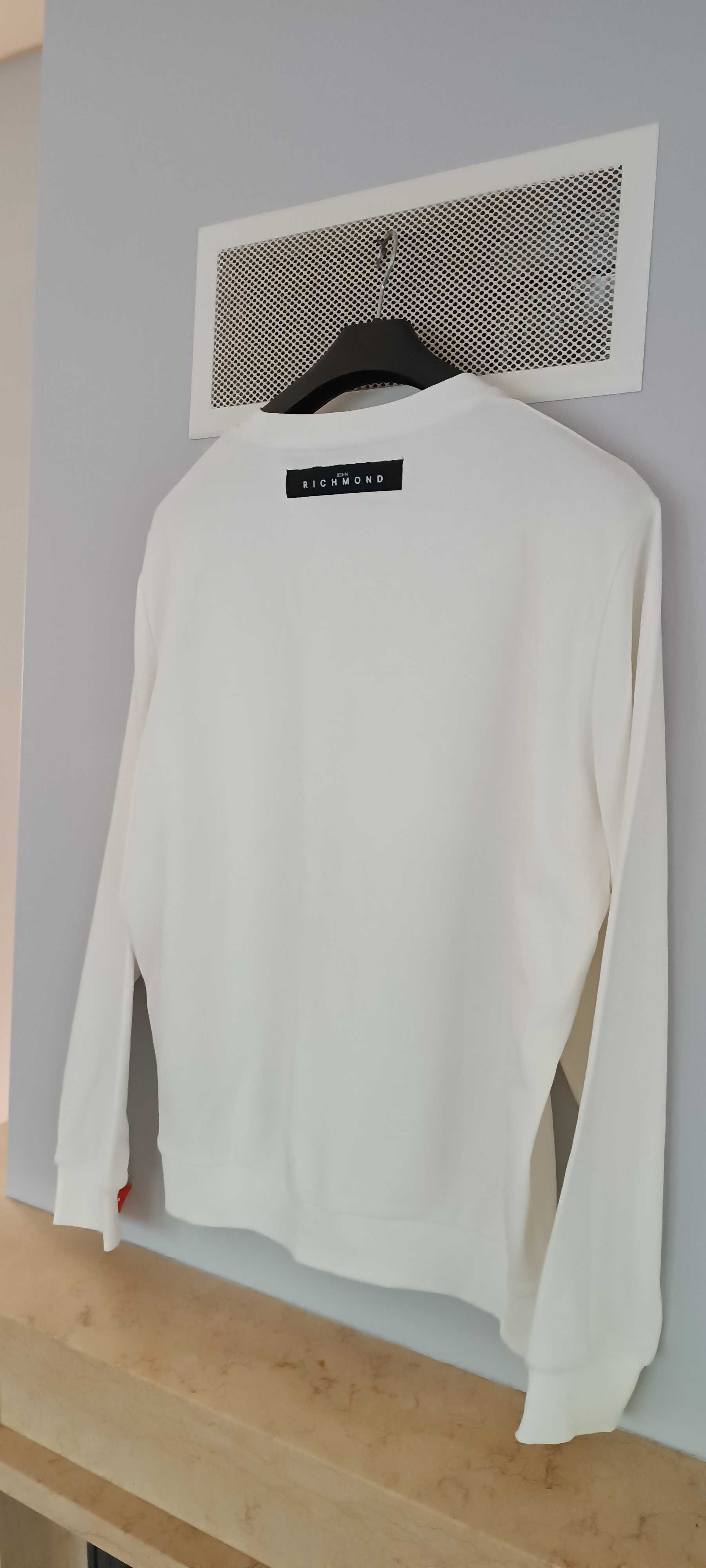 (roz. XXL Oversize) Ekskluzywna bluza premium " RICHMOND " biała Nike