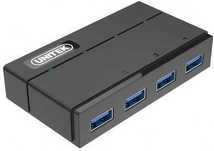 Aktywny Hub 4x USB 3.0 Unitek Y-HB03001 z ładowarką sieciową 230V