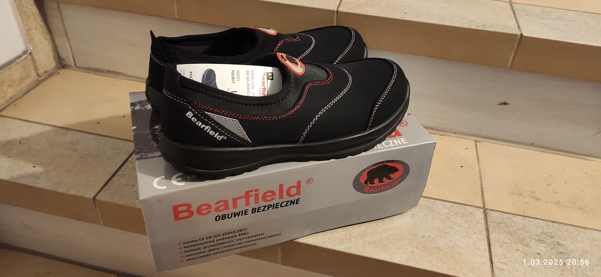 Buty robocze ochronne Bearfield rozmiar 41