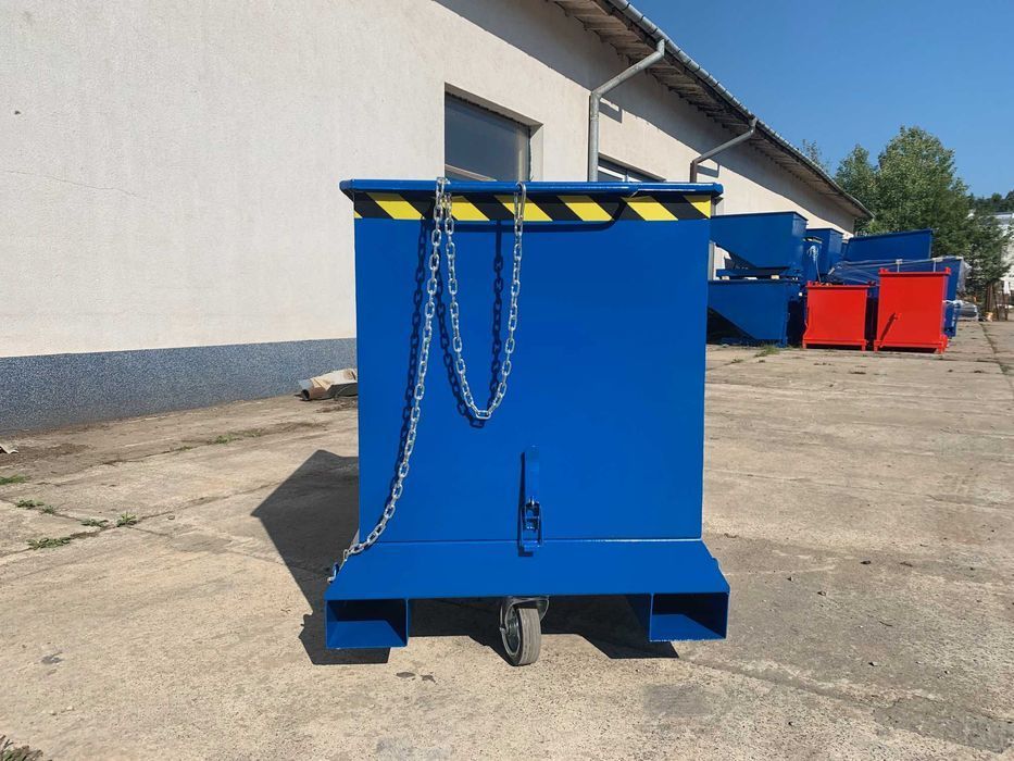 Mała Samowyładowcza Koleba Na Kołach PMMC 600L.KONTENER