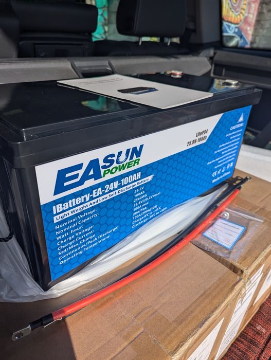 24v 100ah lifepo4 акумулятор EASUN