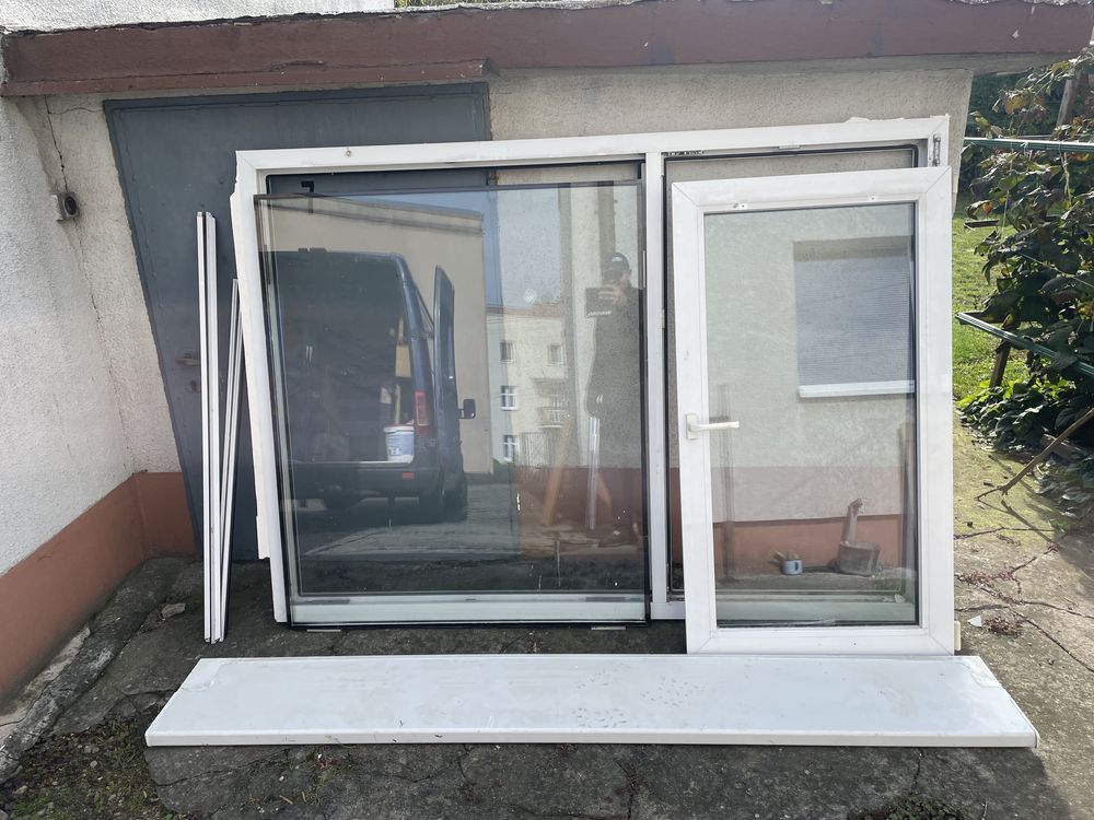 Okno plastikowe 1890 x 1360 mm