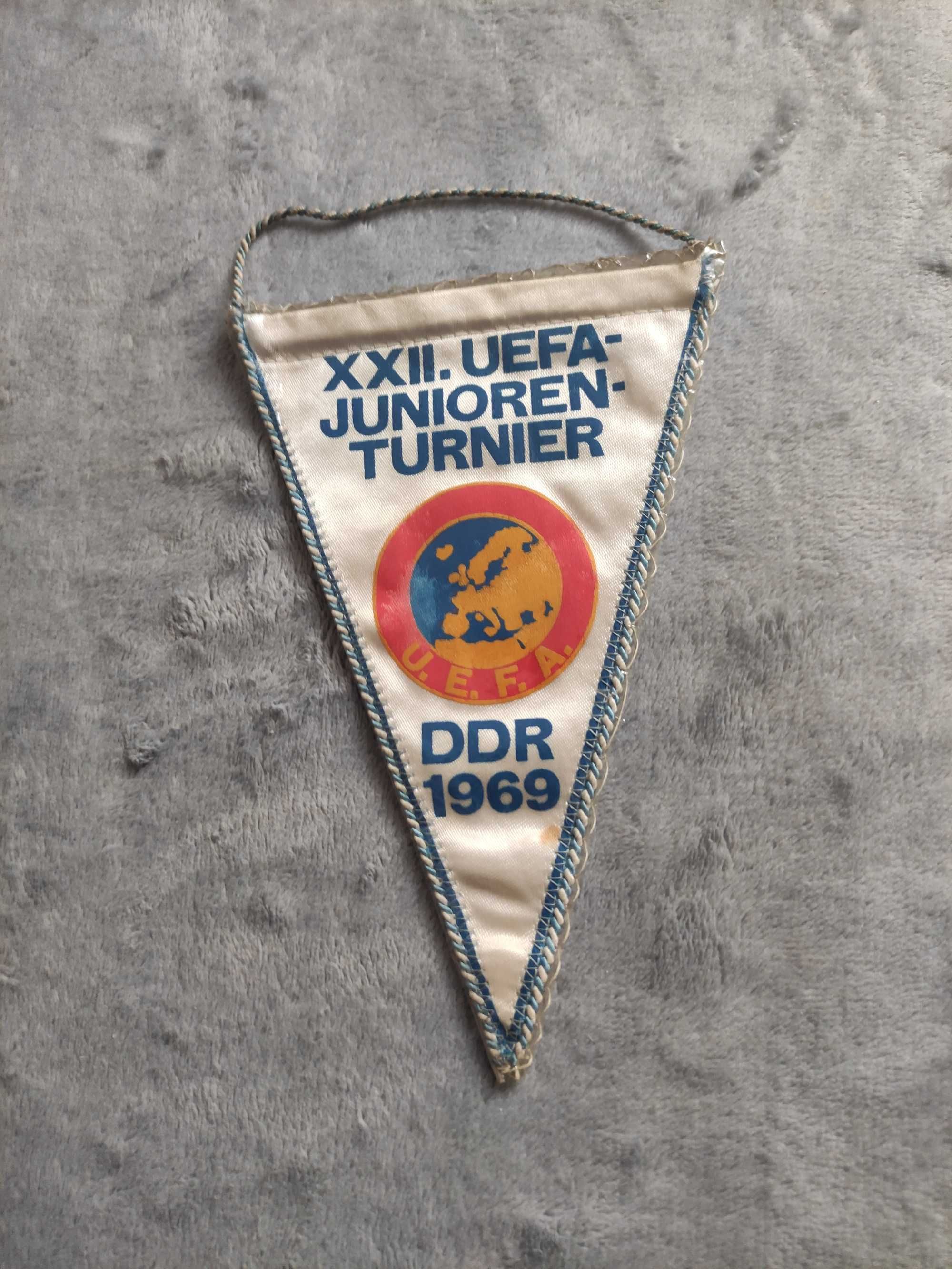 Proporczyk UEFA Turniej juniorów DDR 1969