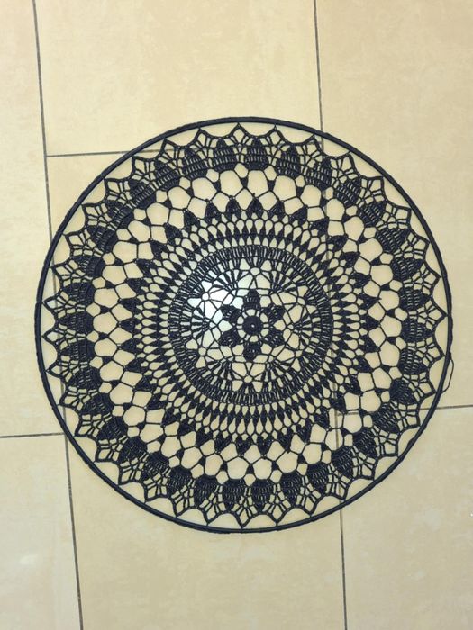 Mandala serweta na obreczy