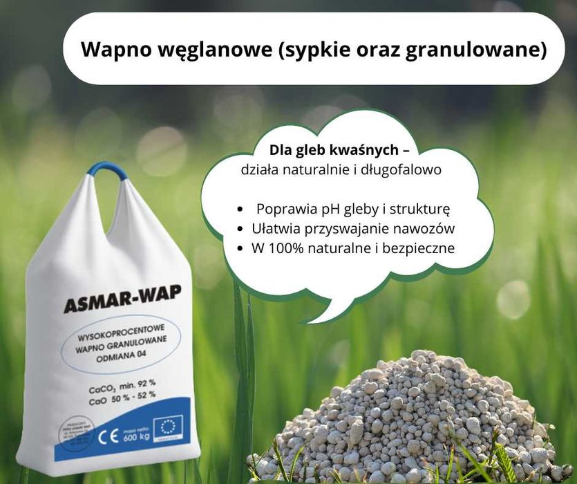 Wapno węglanowe /  magnezowe / czarna kreda – z dostawą! ASMAR-WAP