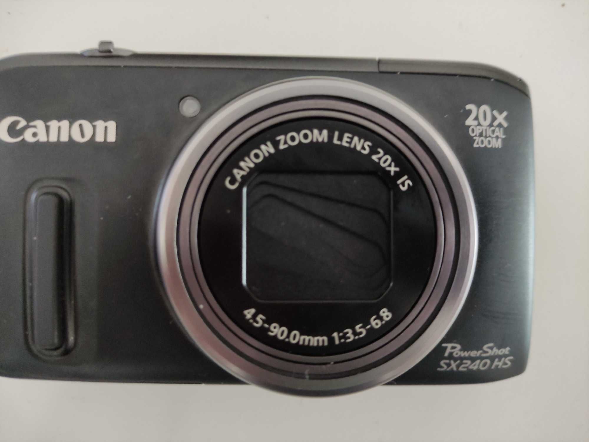 Máquina Fotográfica Canon Zoom óptico 20X em caixa