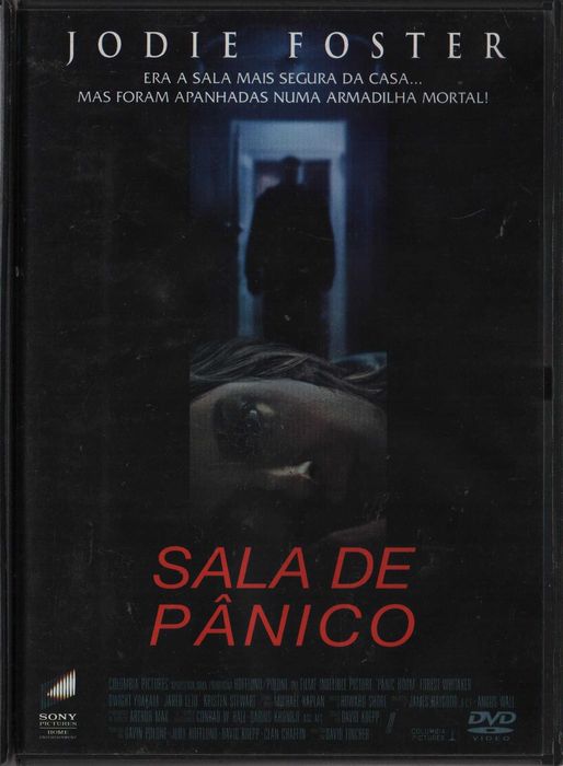 Dvd Sala de Pânico - thriller - Jodie Foster - extras