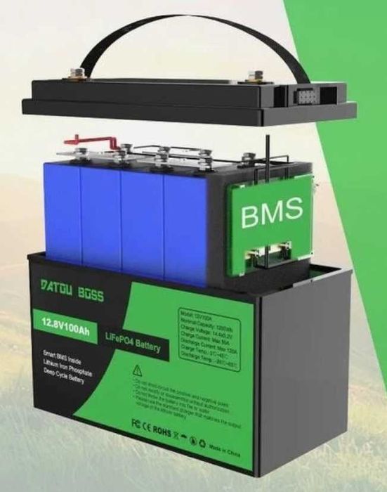 комплект инвертор 24v WiFi + аккумулятор 12v LifePo4 100A 2x УСТАНОВКА