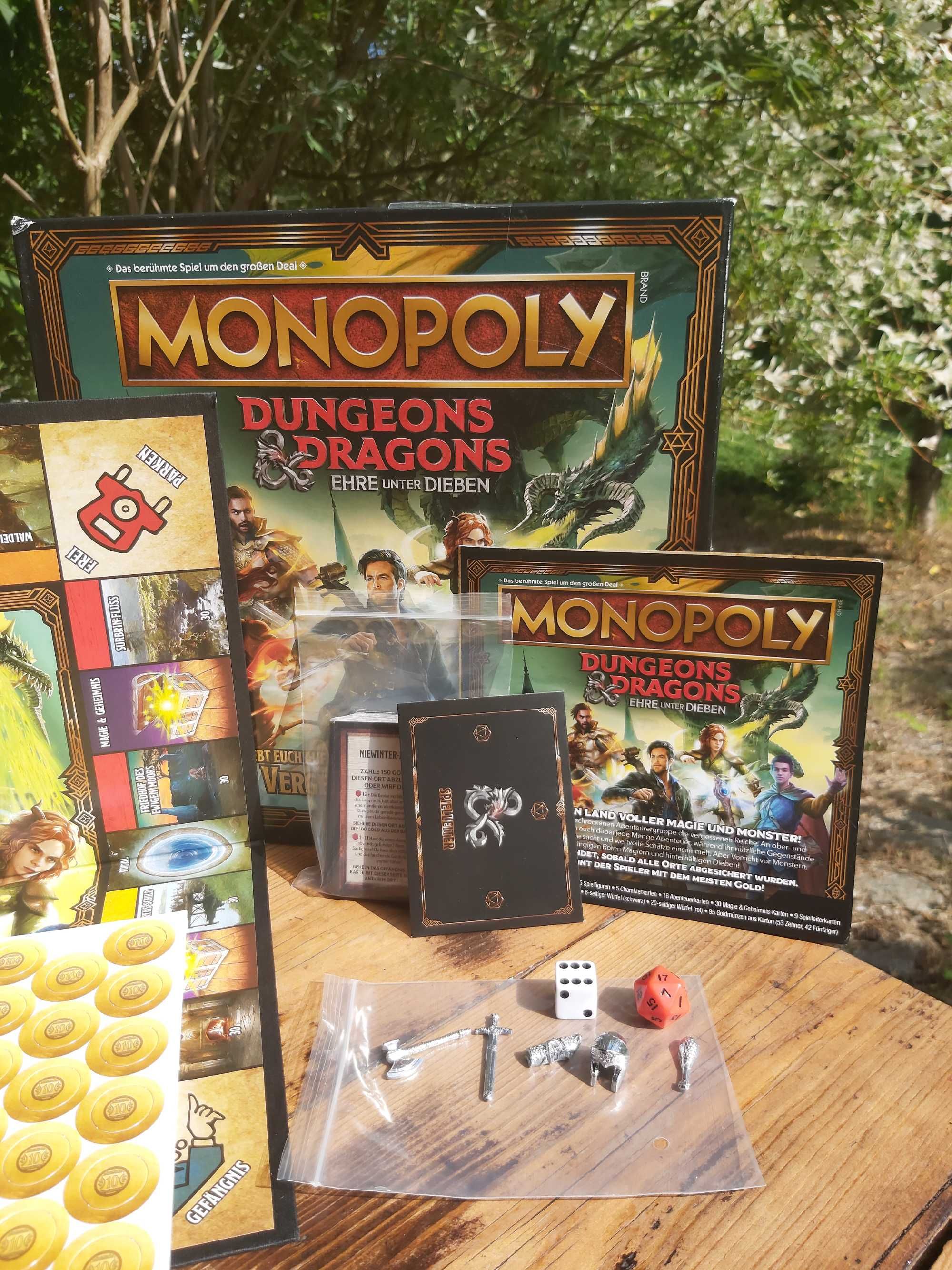 Gra Monopoly Dungeons & Dragons: Złodziejski honor - j. niemiecki