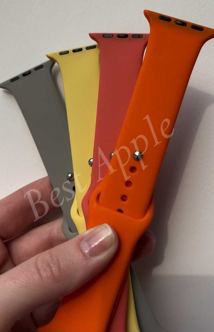 Спортивный браслет для Apple Watch, Силиконовый ремешок, 1:1 Original