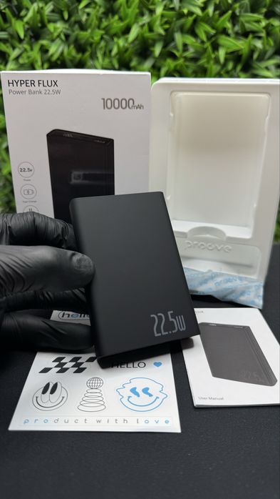 Портативна Батарея Proove Hyper Flux 22.5W 10000mAh, black
