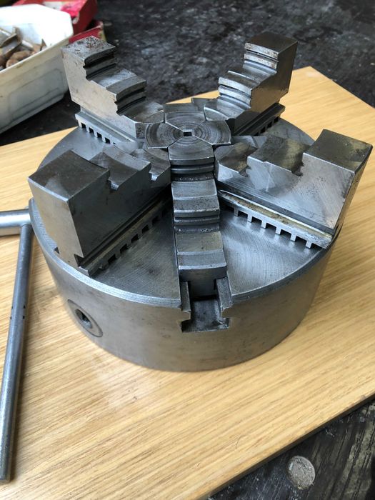 uchwyt tokarski fi 200 polski BISON jak nowy