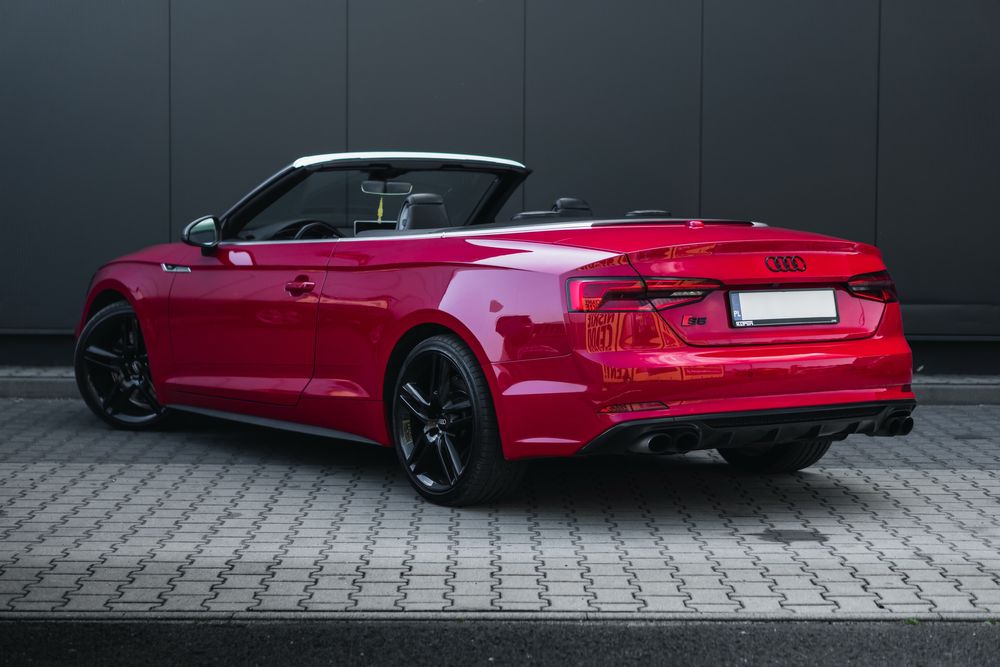 Wynajem AUDI S5 CABRIO Wypożyczalnia aut sportowych KABRIOLET zgl