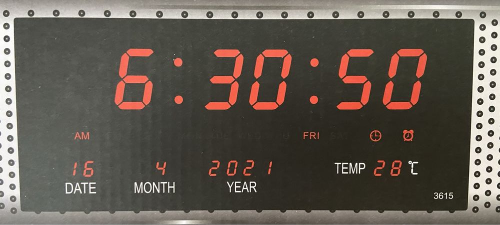 Электронные часы.