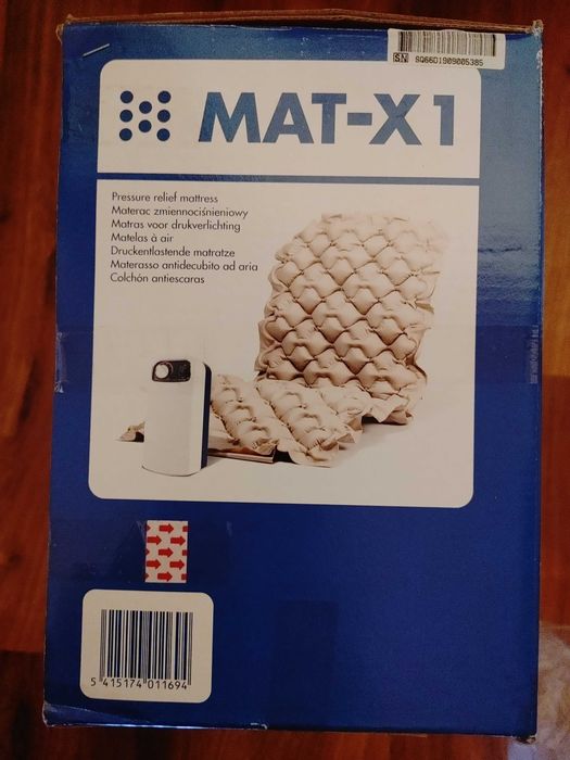 Materac przeciwodleżynowy zmiennociśnieniowy plaster miodu MAT X1