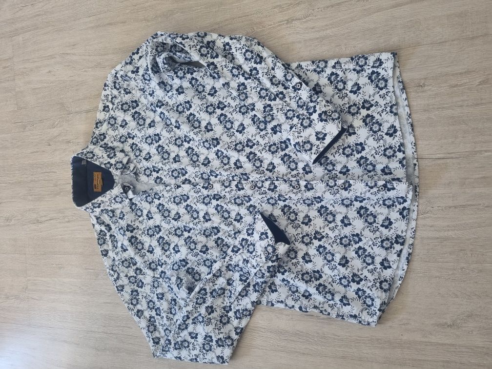 Męska koszula w kwiaty