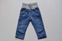 C&A Baby Club Spodnie jeansy na podszewce r.74