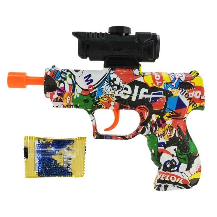 Пістолет стріляє гелевими кулями